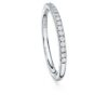 Eternity-ring med laboratoriedyrkede diamanter på totalt 0,2 karat, rund form, 14K hvitt gull