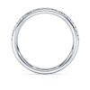Eternity-ring med laboratoriedyrkede diamanter på totalt 0,2 karat, rund form, 14K hvitt gull