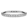 Eternity-ring med laboratoriedyrkede diamanter på totalt 0,4 karat, rund form, sterlingsølv Eternity-ring med laboratoriedyrkede diamanter på totalt 0,4 karat, rund form, sterlingsølv
