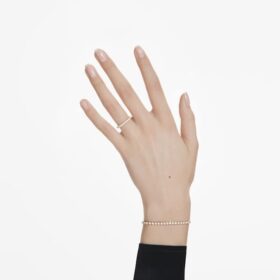 Eternity-ring med laboratoriedyrkede diamanter, totalt 0,4 karat, rund form, 14K gult gull Eternity-ring med laboratoriedyrkede diamanter, totalt 0,4 karat, rund form, 14K gult gull