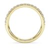 Eternity-ring med laboratoriedyrkede diamanter, totalt 0,4 karat, rund form, 14K gult gull