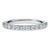Eternity-ring med laboratoriedyrkede diamanter, totalt 0,5 karat, rund form, 14K hvitt gull Eternity-ring med laboratoriedyrkede diamanter, totalt 0,5 karat, rund form, 14K hvitt gull