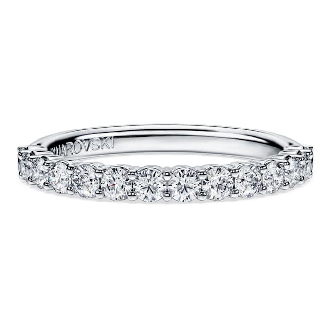 Eternity-ring med laboratoriedyrkede diamanter, totalt 0,5 karat, rund form, 14K hvitt gull Eternity-ring med laboratoriedyrkede diamanter, totalt 0,5 karat, rund form, 14K hvitt gull