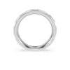 Eternity-ring med laboratoriedyrkede diamanter, totalt 0,5 karat, rund form, 14K hvitt gull