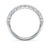 Eternity-ring med laboratoriedyrkede diamanter, totalt 0,5 karat, rund form, 14K hvitt gull Eternity-ring med laboratoriedyrkede diamanter, totalt 0,5 karat, rund form, 14K hvitt gull