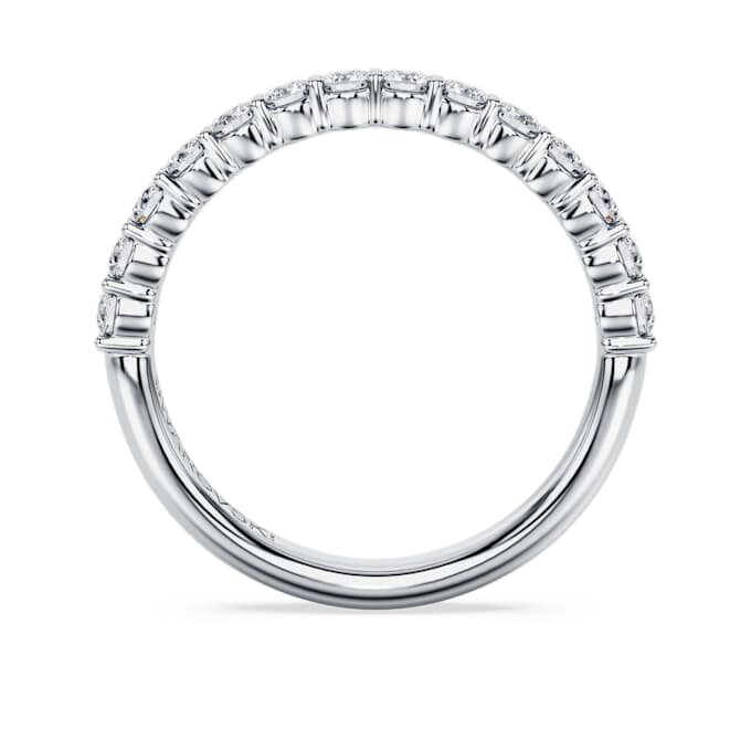 Eternity-ring med laboratoriedyrkede diamanter, totalt 0,5 karat, rund form, 14K hvitt gull Eternity-ring med laboratoriedyrkede diamanter, totalt 0,5 karat, rund form, 14K hvitt gull