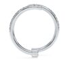Eternity-ring med åpent bånd, laboratoriedyrkede diamanter 0,2 karat totalt, rund form, 14K hvitt gull Eternity-ring med åpent bånd, laboratoriedyrkede diamanter 0,2 karat totalt, rund form, 14K hvitt gull