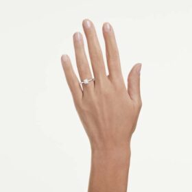 Eternity-ringer med laboratoriedyrkede diamanter, totalt 1 karat, rund form, 14K hvitt gull Eternity-ringer med laboratoriedyrkede diamanter, totalt 1 karat, rund form, 14K hvitt gull