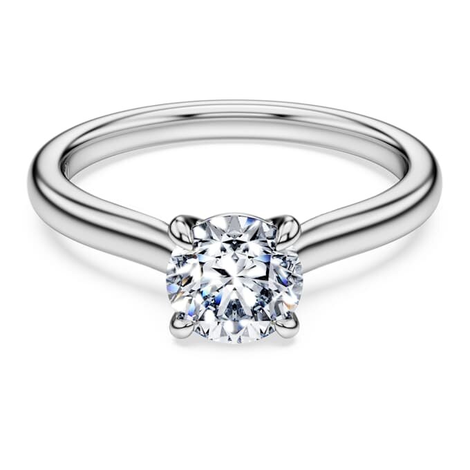 Eternity-ringer med laboratoriedyrkede diamanter, totalt 1 karat, rund form, 14K hvitt gull Eternity-ringer med laboratoriedyrkede diamanter, totalt 1 karat, rund form, 14K hvitt gull
