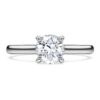Eternity-ringer med laboratoriedyrkede diamanter, totalt 1 karat, rund form, 14K hvitt gull Eternity-ringer med laboratoriedyrkede diamanter, totalt 1 karat, rund form, 14K hvitt gull