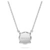 Eternity Solitaire-anheng med laboratoriedyrkede diamanter, 2 karat totalt, rund form, 14K hvitt gull