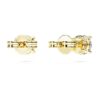 Eternity solitaire-øredobber med laboratoriedyrkede diamanter, 1 karat totalt, rund form, 14K gult gull