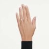 Eternity-solitaire-ring med laboratoriedyrkede diamanter på totalt 1,2 karat, rund form, 14K gult gull
