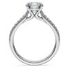 Eternity-solitaire-ring med laboratoriedyrkede diamanter på totalt 1,7 karat, rund form, 14K hvitt gull Eternity-solitaire-ring med laboratoriedyrkede diamanter på totalt 1,7 karat, rund form, 14K hvitt gull