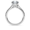 Eternity solitaire-ring med laboratoriedyrkede diamanter, totalt 2,25 karat, rund form, 14K hvitt gull Eternity solitaire-ring med laboratoriedyrkede diamanter, totalt 2,25 karat, rund form, 14K hvitt gull