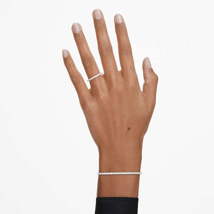 Eternity Tennis-armbånd med laboratoriedyrkede diamanter, totalt 3 karat, rund form, 14K hvitt gull Eternity Tennis-armbånd med laboratoriedyrkede diamanter, totalt 3 karat, rund form, 14K hvitt gull