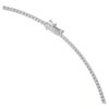 Eternity Tennis-halskjede med laboratoriedyrkede diamanter, 3 karat totalt, rund form, 14K hvitt gull Eternity Tennis-halskjede med laboratoriedyrkede diamanter, 3 karat totalt, rund form, 14K hvitt gull