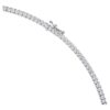 Eternity Tennis-halskjede med laboratoriedyrkede diamanter, 7 karat totalt, rund form, 14K hvitt gull Eternity Tennis-halskjede med laboratoriedyrkede diamanter, 7 karat totalt, rund form, 14K hvitt gull