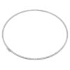 Eternity Tennis-halskjede med laboratoriedyrkede diamanter, 7 karat totalt, rund form, 14K hvitt gull Eternity Tennis-halskjede med laboratoriedyrkede diamanter, 7 karat totalt, rund form, 14K hvitt gull
