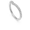 Eternity V-ring med laboratoriedyrkede diamanter, totalt 0,25 karat, rund form, 14K hvitt gull Eternity V-ring med laboratoriedyrkede diamanter, totalt 0,25 karat, rund form, 14K hvitt gull
