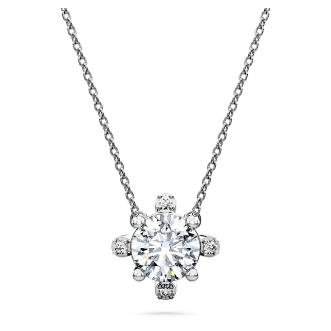 Galaxy-anheng med laboratoriedyrkede diamanter, 1,05 karat totalt, rund form, 14K hvitt gull Galaxy-anheng med laboratoriedyrkede diamanter, 1,05 karat totalt, rund form, 14K hvitt gull