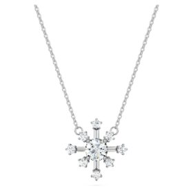 Galaxy-anheng med laboratoriedyrkede diamanter på totalt 0,5 karat, rund form, 14K hvitt gull