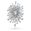 Galaxy-brosje med laboratoriedyrkede diamanter, 15,71 karat totalt, blandede former, 18 karat hvitt gull Galaxy-brosje med laboratoriedyrkede diamanter, 15,71 karat totalt, blandede former, 18 karat hvitt gull