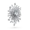 Galaxy-brosje med laboratoriedyrkede diamanter, 15,71 karat totalt, blandede former, 18 karat hvitt gull Galaxy-brosje med laboratoriedyrkede diamanter, 15,71 karat totalt, blandede former, 18 karat hvitt gull