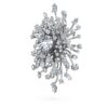 Galaxy-brosje med laboratoriedyrkede diamanter, 15,71 karat totalt, blandede former, 18 karat hvitt gull Galaxy-brosje med laboratoriedyrkede diamanter, 15,71 karat totalt, blandede former, 18 karat hvitt gull