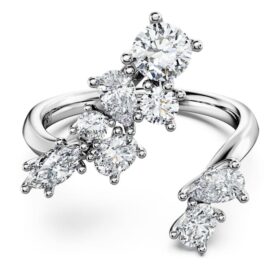 Galaxy Bypass-ring med laboratoriedyrkede diamanter, totalt 1,25 karat, blandede former, 14K hvitt gull Galaxy Bypass-ring med laboratoriedyrkede diamanter, totalt 1,25 karat, blandede former, 14K hvitt gull