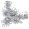 Galaxy-halskjede med laboratoriedyrkede diamanter, 156,62 karat totalt, blandede former, 18K hvitt gull Galaxy-halskjede med laboratoriedyrkede diamanter, 156,62 karat totalt, blandede former, 18K hvitt gull