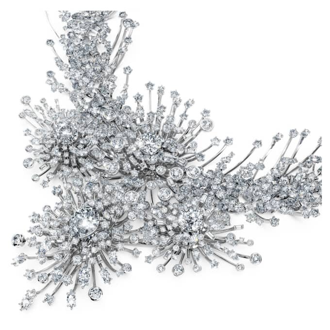 Galaxy-halskjede med laboratoriedyrkede diamanter, 156,62 karat totalt, blandede former, 18K hvitt gull Galaxy-halskjede med laboratoriedyrkede diamanter, 156,62 karat totalt, blandede former, 18K hvitt gull