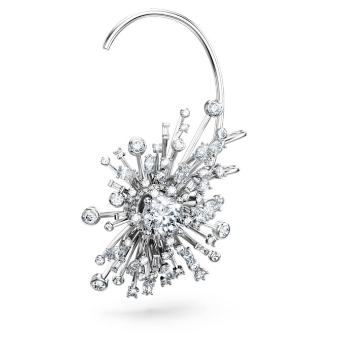 Galaxy-øredobber med laboratoriedyrkede diamanter, totalt 14,67 karat, blandede former, 18K hvitt gull Galaxy-øredobber med laboratoriedyrkede diamanter, totalt 14,67 karat, blandede former, 18K hvitt gull