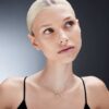 Galaxy-anheng med laboratoriedyrkede diamanter, 1,05 karat totalt, rund form, 14K hvitt gull Galaxy-anheng med laboratoriedyrkede diamanter, 1,05 karat totalt, rund form, 14K hvitt gull