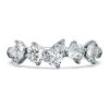 Galaxy Ring – laboratoriedyrkede diamanter, totalt 1 karat, ulike former, 14K hvitt gull