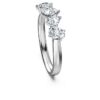 Galaxy Ring – laboratoriedyrkede diamanter, totalt 1 karat, ulike former, 14K hvitt gull