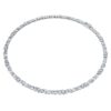 Galaxy tennis-halskjede med laboratoriedyrkede diamanter, 47,27 karat totalt, blandede former, 18K hvitt gull Galaxy tennis-halskjede med laboratoriedyrkede diamanter, 47,27 karat totalt, blandede former, 18K hvitt gull