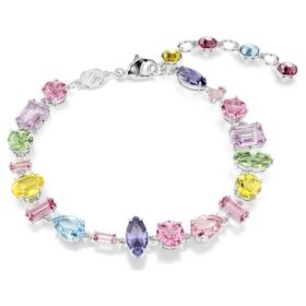 Gema-armbånd med blandede slipinger, flerfarget, rhodiumbelagt Gema-armbånd med blandede slipinger, flerfarget, rhodiumbelagt