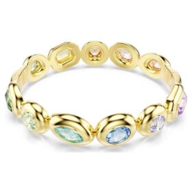 Gema-armbånd med blandede slipninger, flerfarget, gullfarget Gema-armbånd med blandede slipninger, flerfarget, gullfarget