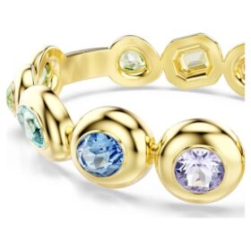 Gema-armbånd med blandede slipninger, flerfarget, gullfarget Gema-armbånd med blandede slipninger, flerfarget, gullfarget