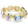 Gema Cuff – store krystaller, blandede slipinger, flerfarget, gullbelagt Gema Cuff – store krystaller, blandede slipinger, flerfarget, gullbelagt
