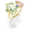 Gema-ringsett (3), blandede slipinger, flerfarget, gullbelagt Gema-ringsett (3), blandede slipinger, flerfarget, gullbelagt