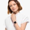 Glitrende deksel til Apple Watch® Series 4 og 5, 40 mm, rosagullfarget