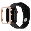 Glitrende deksel til Apple Watch® Series 4 og 5, 40 mm, rosagullfarget