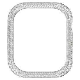 Glitrende etui til Apple Watch® Series 7, 41 mm, sølvfarget
