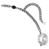 Halskjede «Feather» fra The Vienna Collection, hvitt, rutheniumbelagt