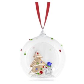 Holiday Cheers-tre- og snømann-kulepynt