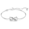 Hyperbola-armbånd Infinity, hvitt, rhodiumbelagt Hyperbola-armbånd Infinity, hvitt, rhodiumbelagt
