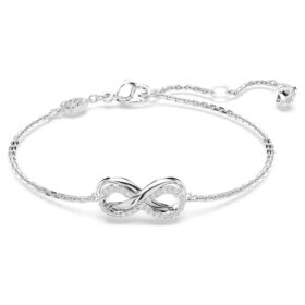 Hyperbola-armbånd Infinity, hvitt, rhodiumbelagt Hyperbola-armbånd Infinity, hvitt, rhodiumbelagt