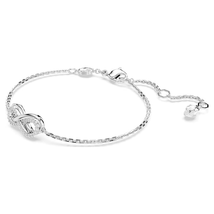 Hyperbola-armbånd Infinity, hvitt, rhodiumbelagt Hyperbola-armbånd Infinity, hvitt, rhodiumbelagt